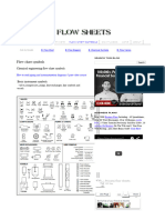 Process Flow Sheets - Flow Chart Symbols