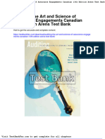 Full Download Auditing The Art and Science of Assurance Engagements Canadian 13th Edition Arens Test Bank
