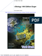 Full Download Concepts in Biology 14th Edition Enger Test Bank