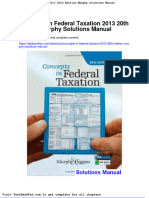 Full Download Concepts in Federal Taxation 2013 20th Edition Murphy Solutions Manual