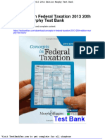 Full Download Concepts in Federal Taxation 2013 20th Edition Murphy Test Bank
