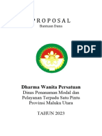Proposal: Dharma Wanita Persatuan