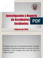 Investigación de Accidentes 