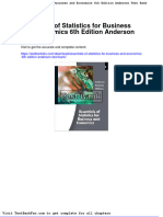 Full Download Essentials of Statistics For Business and Economics 6th Edition Anderson Test Bank
