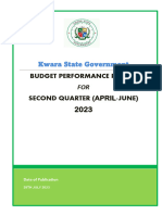 Kwara State 2023 Q2 Budget Performance Report