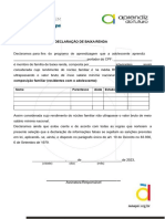 3 - Declaração de Baixa Renda Aprendiz Do Futuro