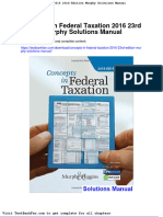 Full Download Concepts in Federal Taxation 2016 23rd Edition Murphy Solutions Manual