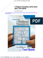 Full Download Concepts in Federal Taxation 2016 23rd Edition Murphy Test Bank
