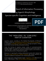 20211110-Swecog-Cognition As A Result of Information Processing in Living Agent's Morphology