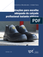 Instruções para escolha de calçados profissionais para riscos elétricos - IPT