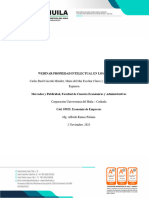 E9. WEBINAR PROPIEDAD INTELECTUAL EN LOS NÚMEROS Carlos Raul Caicedo Mendez, Maria Del Mar Escobar Claros, Laura Sofia Ramirez Espinosa