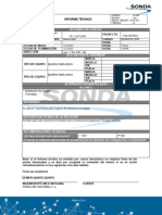 Informe Acta de Servicio Sonda CRUZ VERDE 127