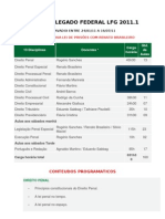 Delegado Federal LFG 2011 Completo