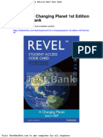 Full Download Revel For A Changing Planet 1st Edition Neff Test Bank