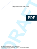 Post Editing of Machine Translation Proc