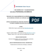 Exclusión de La Responsabilidad de Las Entidades Financieras Por Accidentes de Con Vehículos Sujetos A Leasing