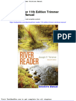Full Download River Reader 11th Edition Trimmer Solutions Manual