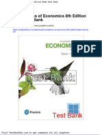 Full Download Foundations of Economics 8th Edition Bade Test Bank