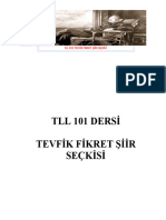 TLL 101 Tevfik Fikret Şiir Seçkisi