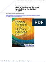 Full Download Ethical Practice in The Human Services From Knowing To Being 1st Edition Parsons Test Bank