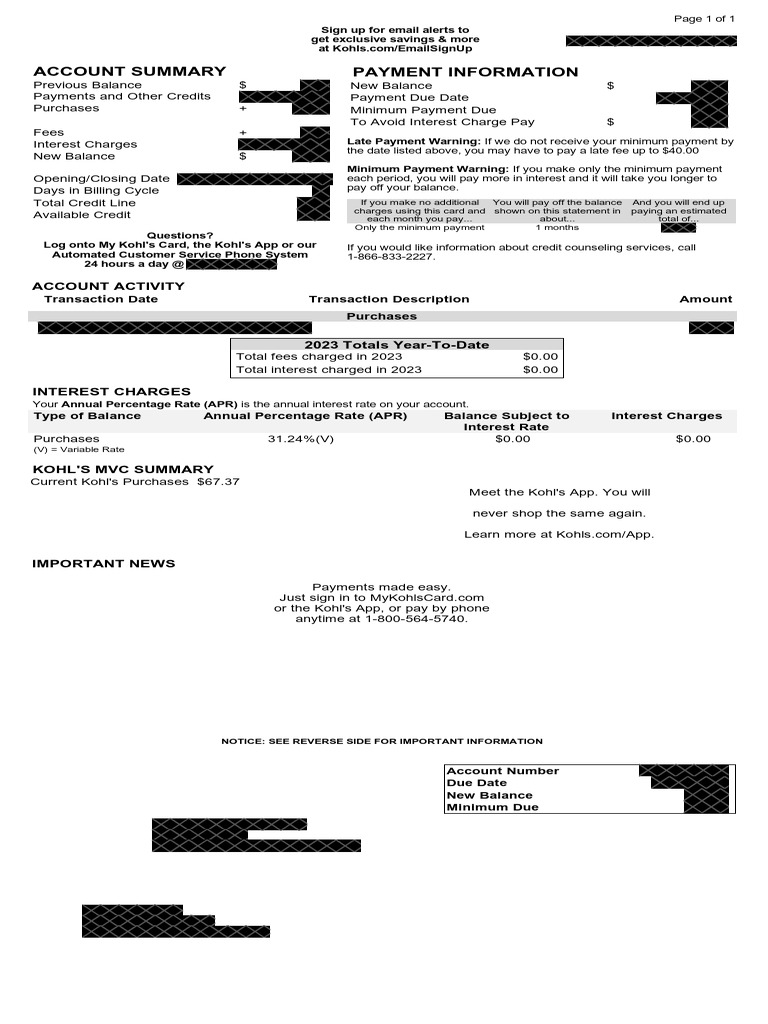 Kohls | PDF