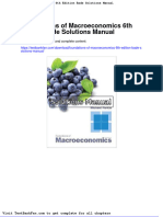 Full Download Foundations of Macroeconomics 6th Edition Bade Solutions Manual