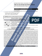 Dpe MG 1 Simulado Tecnico Da Defensoria Publica Pos Edital Cod 2072023885 Folha de Respostas