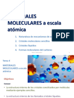 Bloque I Tema 4 Materiales Moleculares A Escala Atomica