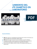 Seguimiento Del Paciente Diabético en El Laboratorio 2015