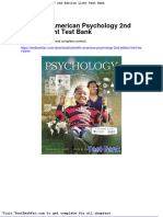 Full Download Scientific American Psychology 2nd Edition Licht Test Bank