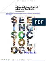 Full Download Seeing Sociology An Introduction 1st Edition Joan Ferrante Test Bank
