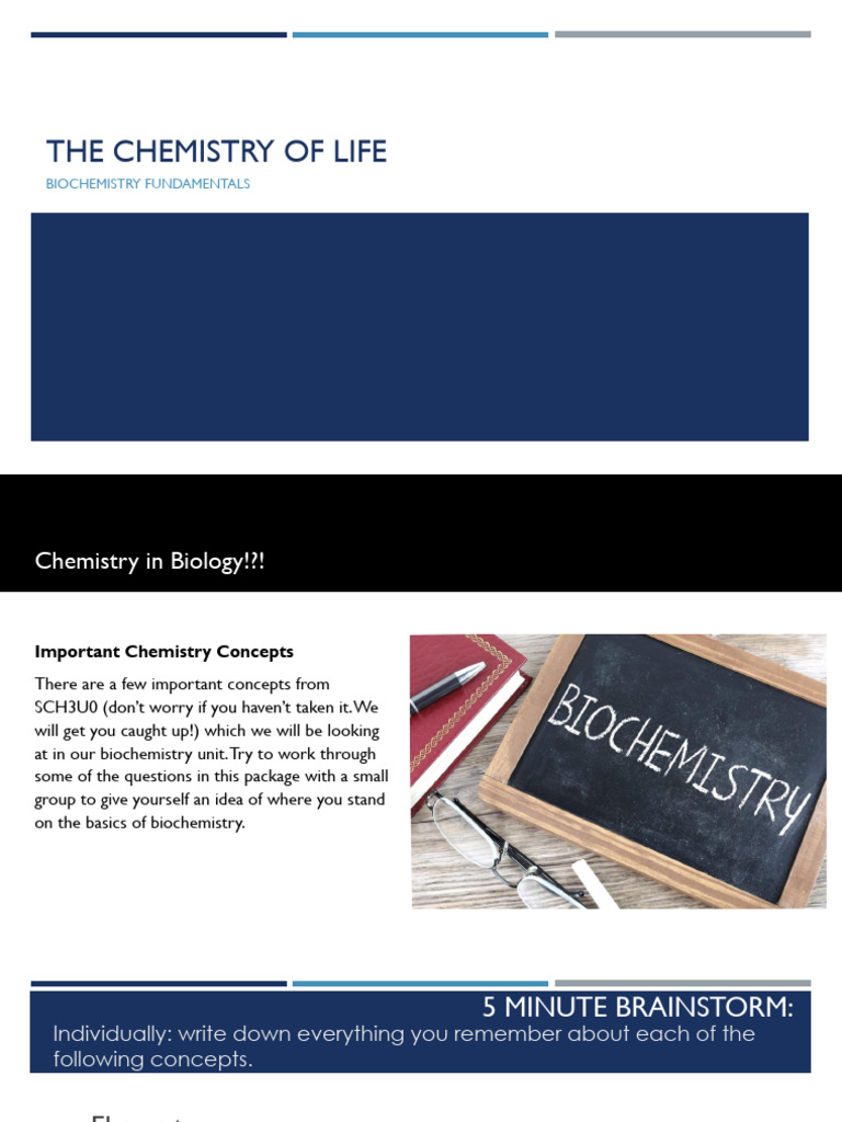 Note Chemistry of Life PDF Chemical Bond Chemical Polarity