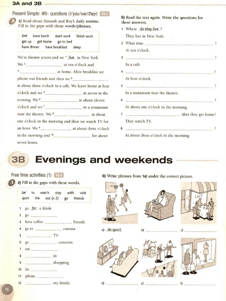 Evenings and Weekends 3B PDF