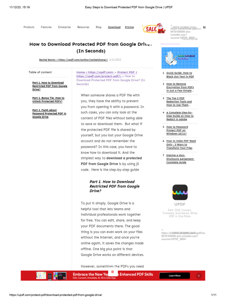 How To Download Protected Pdf From Google Drive Reddit