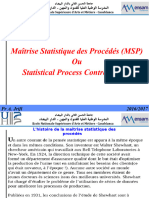 Maîtrise Statistique Des Procédés (MSP) Ou Statistical Process Control (SPC)