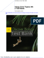 Full Download Discover Biology Core Topics 4th Edition Cain Test Bank