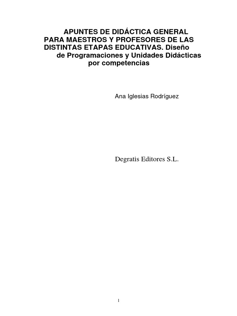 Elementos del Currículo Educativo | PDF | Plan de estudios | Evaluación