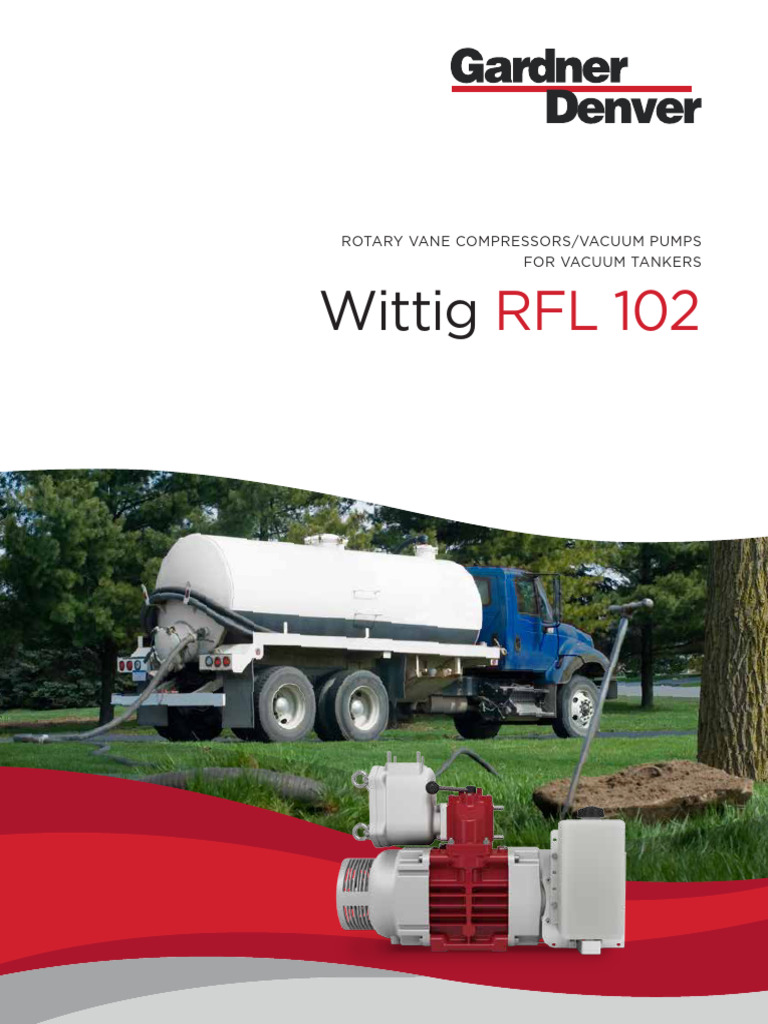 Wittig RFL 102 Vacuum Pump Overview | PDF