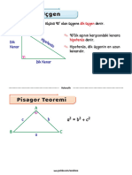 Di̇k Üçgenler Not