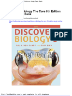 Full Download Discover Biology The Core 6th Edition Singh Test Bank
