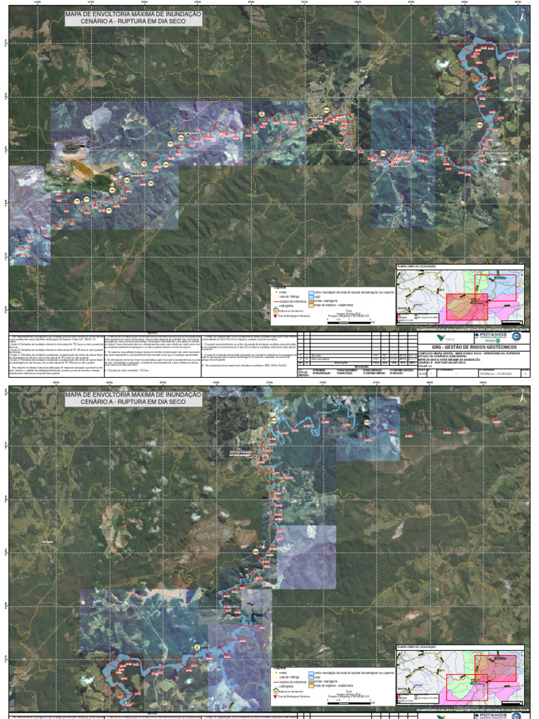 Mapa de Inundação Barragem Gongo Soco | PDF