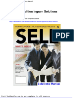 Full Download Sell 3rd Edition Ingram Solutions Manual