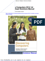 Full Download Discovering Computers 2014 1st Edition Vermaat Solutions Manual