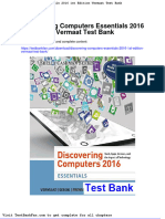 Full Download Discovering Computers Essentials 2016 1st Edition Vermaat Test Bank