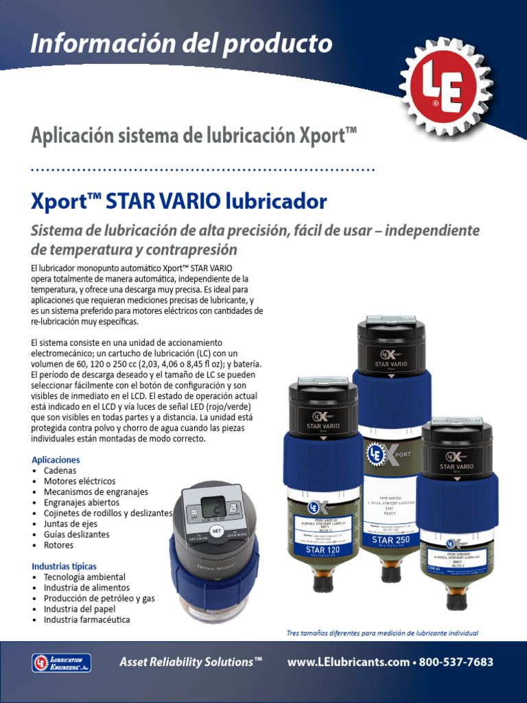 Xport SPL Star Vario Spanish PDF