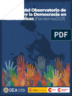 OEA Informe Observatorio Democracia Pandemia2021