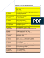 Calendario Actividades Segundo Semestre