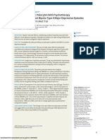 Single-Dose Synthetic Psilocybin With Psychotherapy For Treatment-Resistant Bipolar Type II Major Depressive Episodes