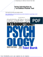 Full Download Discovery Series Introduction To Psychology 1st Edition Plotnik Test Bank
