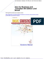 Full Download Basic Statistics For Business and Economics Canadian 5th Edition Lind Solutions Manual